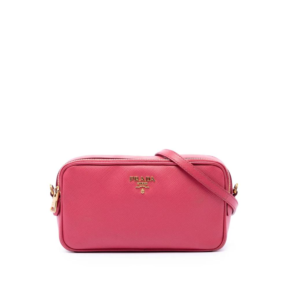 Мини-сумка через плечо Saffiano Double Zip Camera Bag (2010-2026 годы) 1