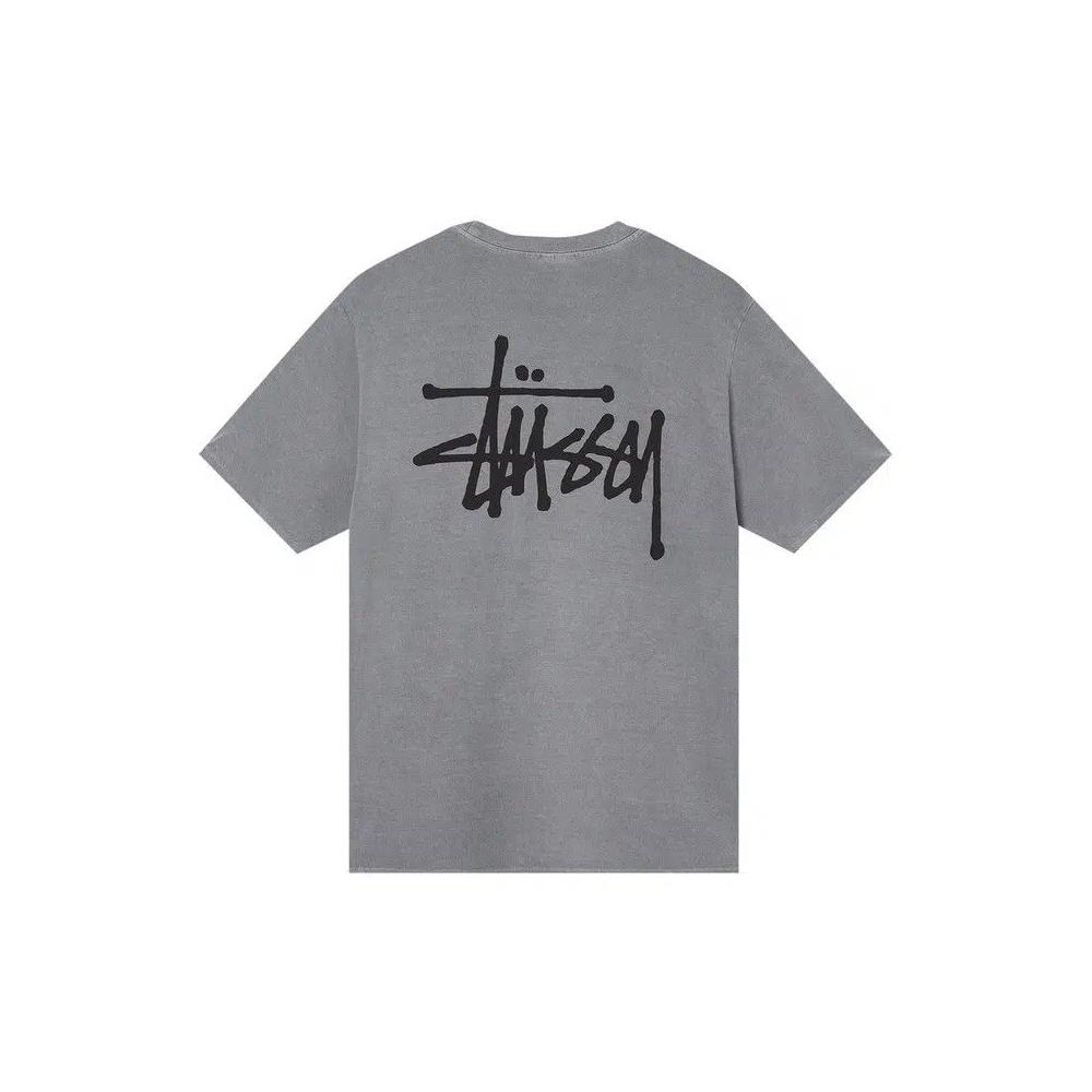Футболки Stussy Basic Pigment Dyed Tee 'Grey' 2