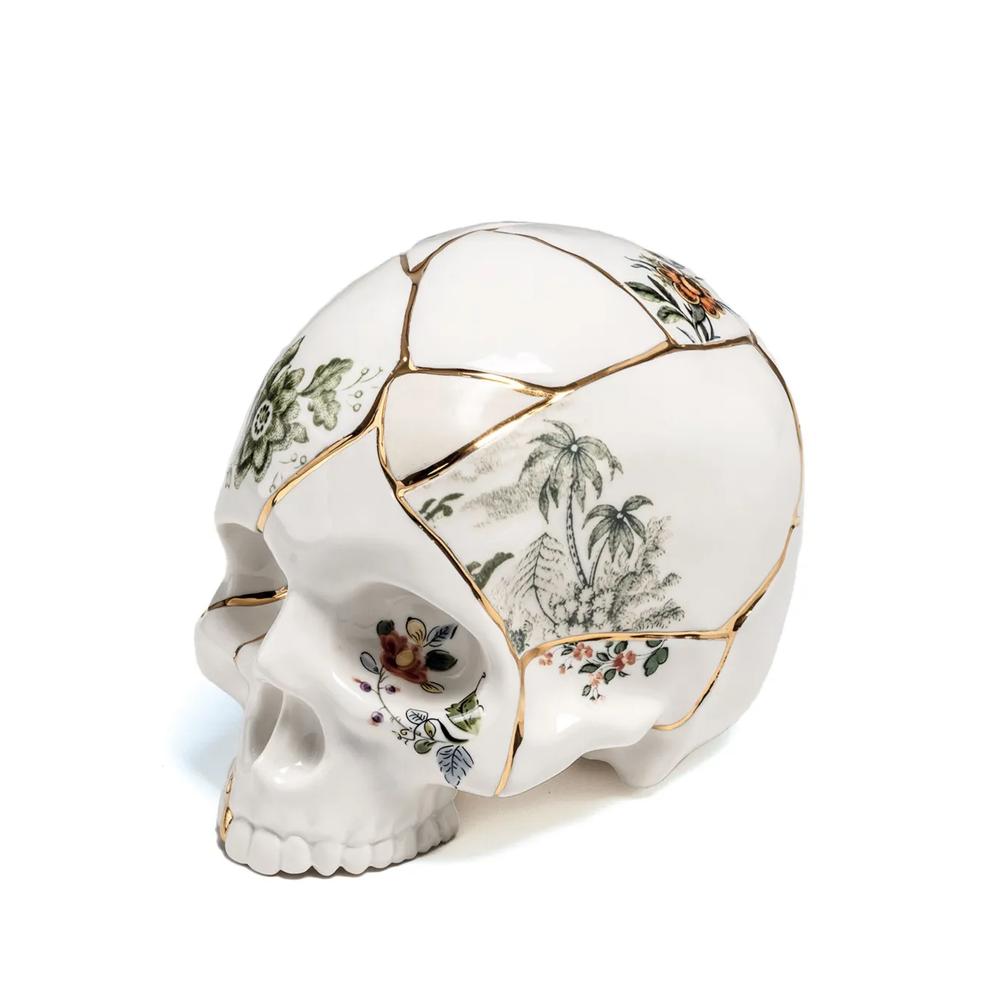 Фарфоровый череп Kintsugi из коллаборации с Marcantonio Raimondi Malerba 1
