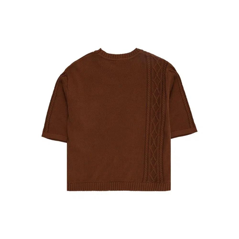 Трикотаж Pleasures Charlie Mock Neck Knit Shirt 'Brown' 2