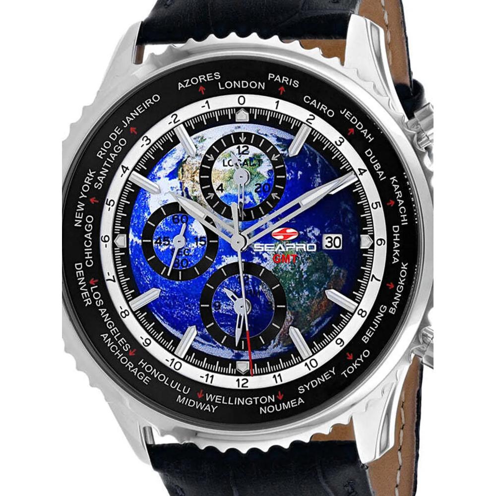 Наручные часы Meridian World Timer GMT 47 мм 2