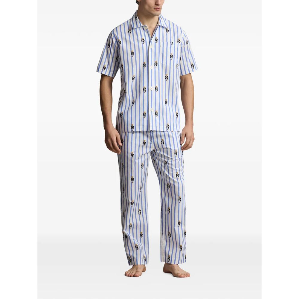 Пижамная рубашка Polo Bear в полоску 2