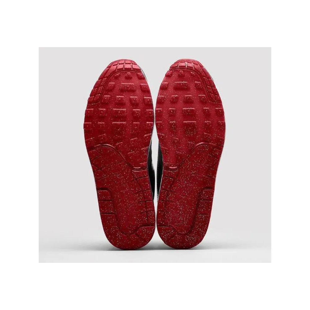 Кроссовки Nike Air Max 1 Hyp QS «Silver Deep Red» 4