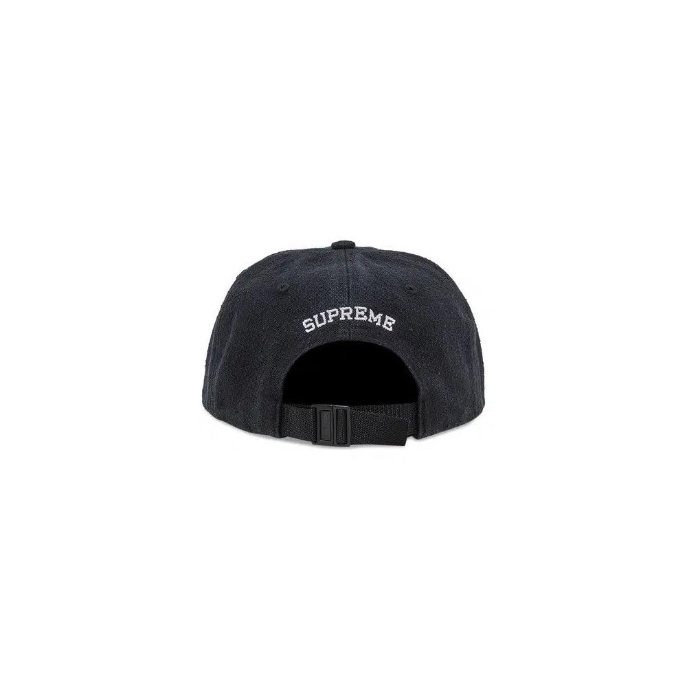 Бейсболки Supreme Classic Logo 6-Panel 'Black' 4