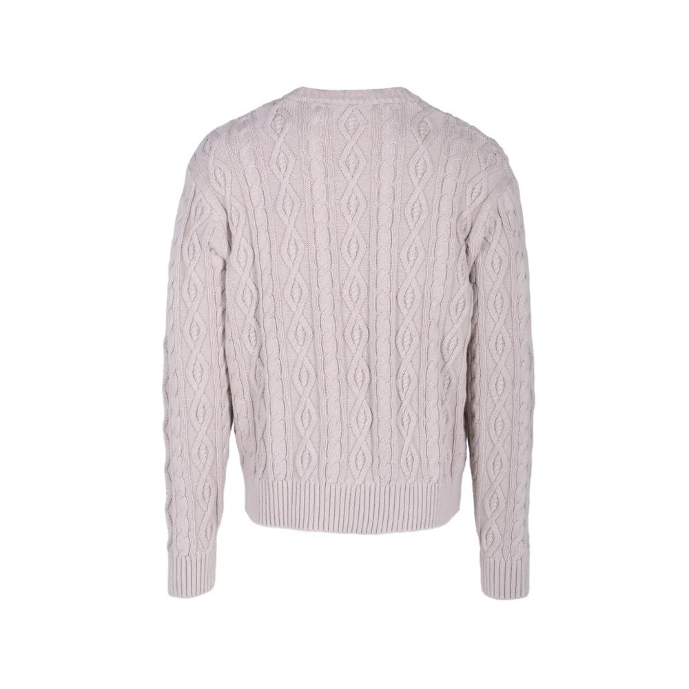 cable-knit crew-neck sweater 2