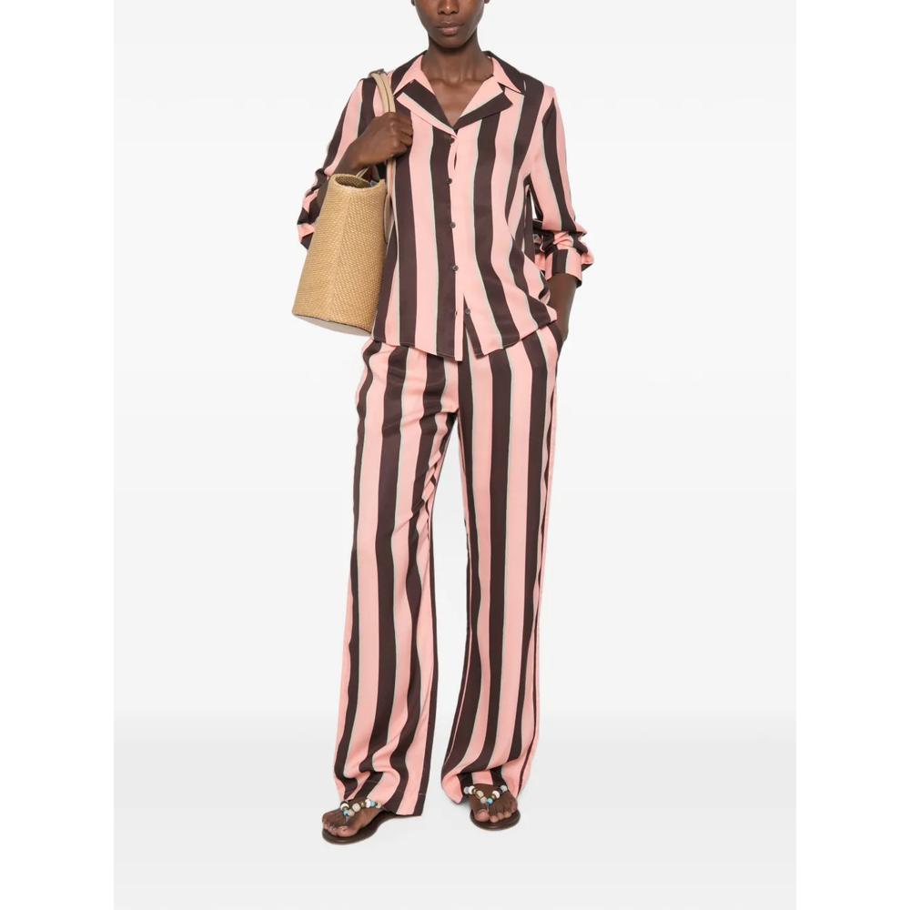 Полосатая рубашка на пуговицах 2