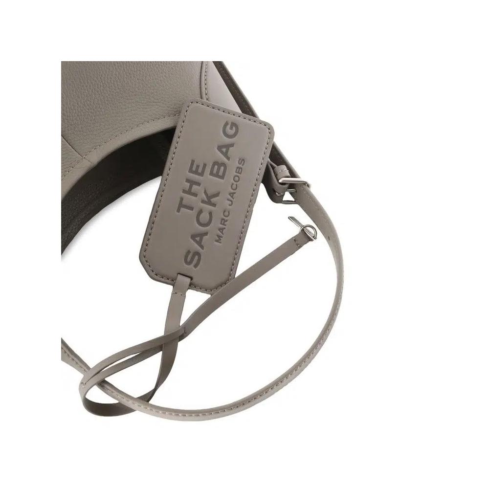 Сумки Marc Jacobs The Belted Leather Sack Small Bag 'Cement' 3