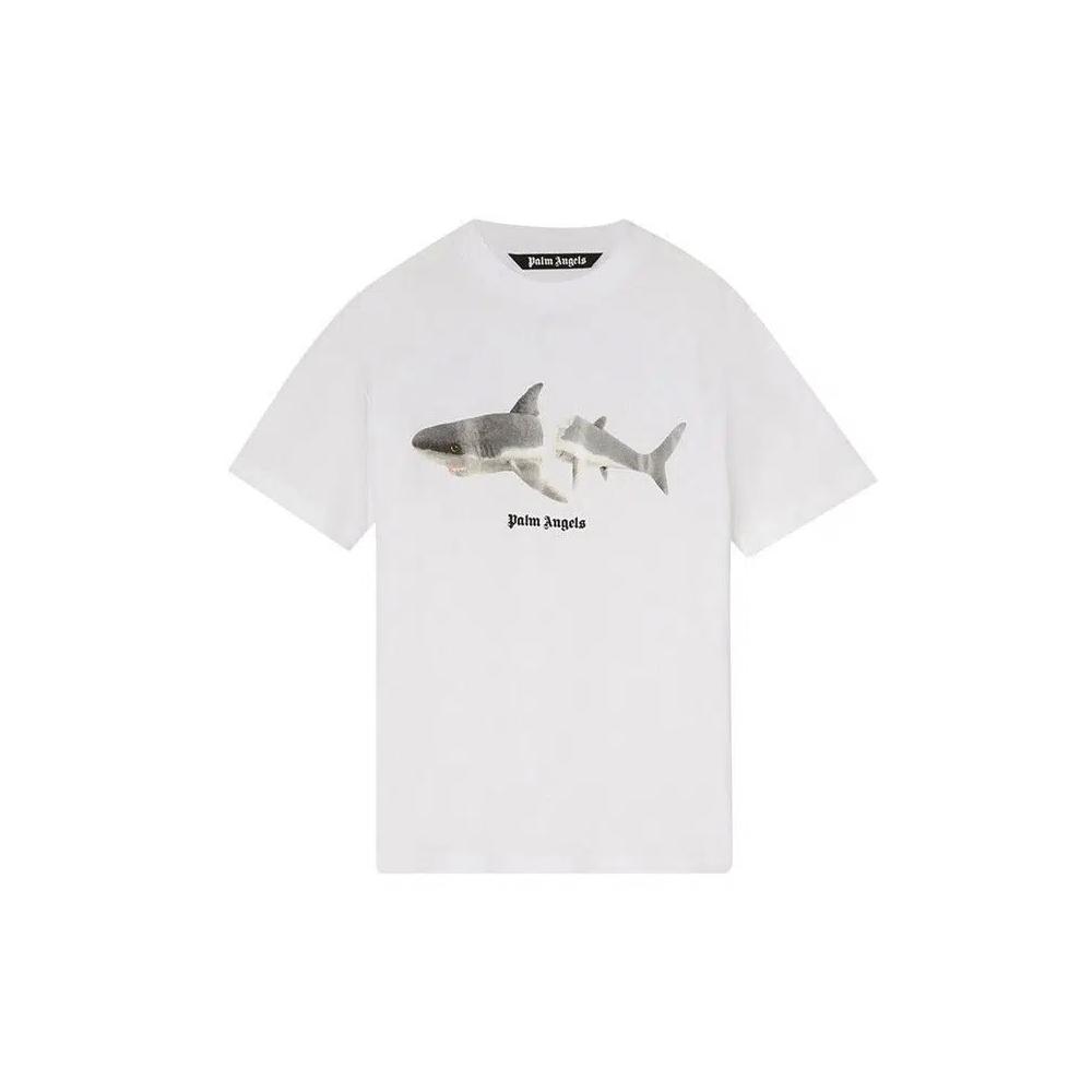 Футболки Palm Angels Shark Classic Tee 'Белый/Черный' 1