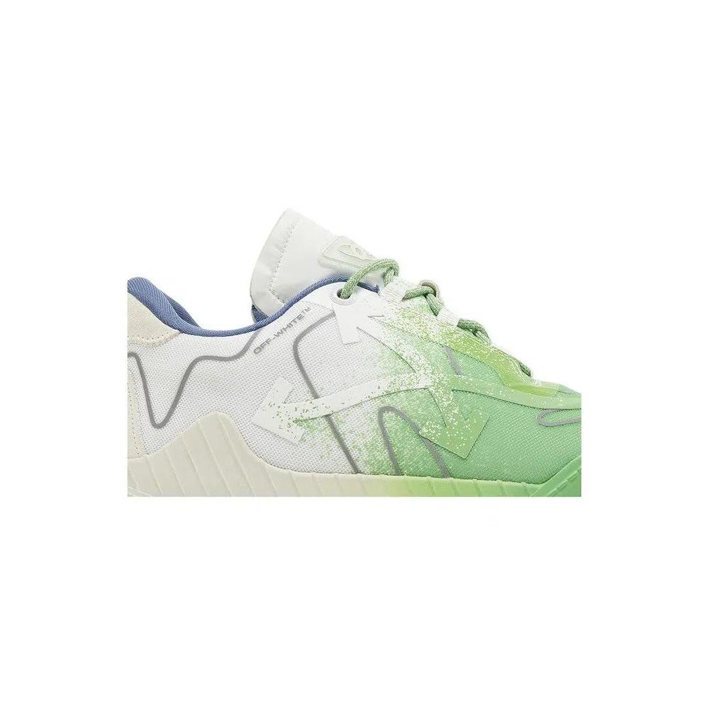 Кроссовки Off-White ODSY-1000 'White Green Spray Paint' 2