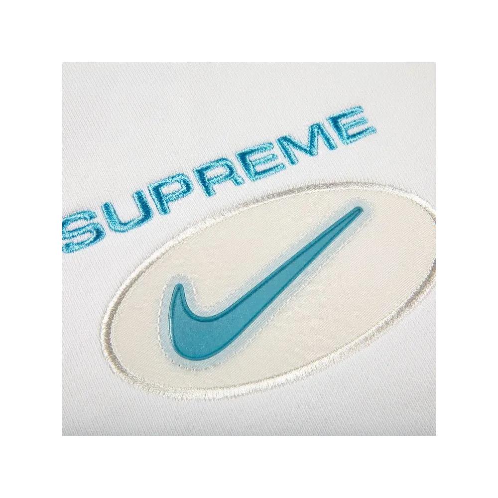 Свитеры Supreme x Nike Jewel Crewneck 'White' 2