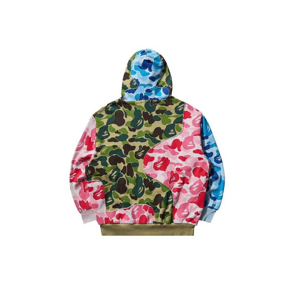 Толстовки BAPE ABC Camo Patchwork Relaxed Fit Zip Hoodie 'Multicolor' 2