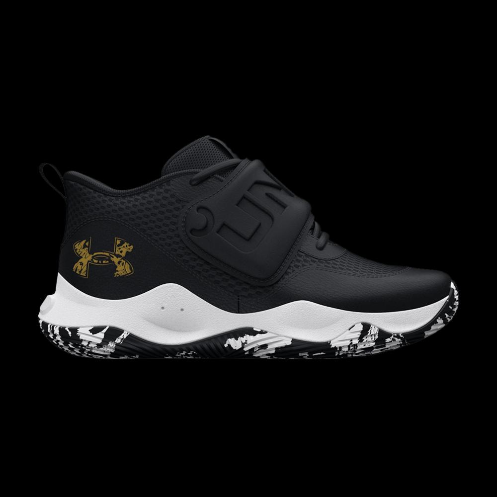 Кроссовки Under Armour Zone BB 2 GS 'Black Metallic Gold' 1