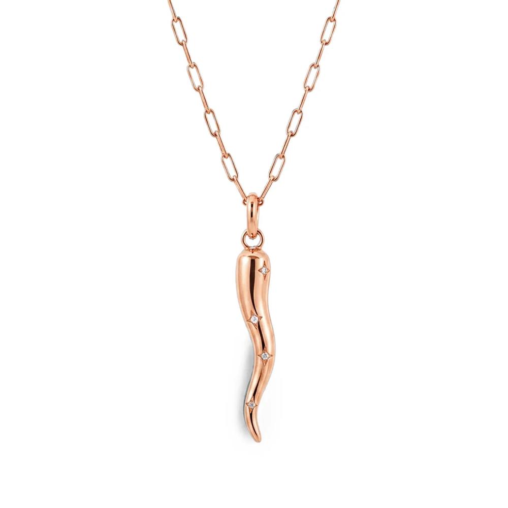 Колье Cornicello с сапфирами 1