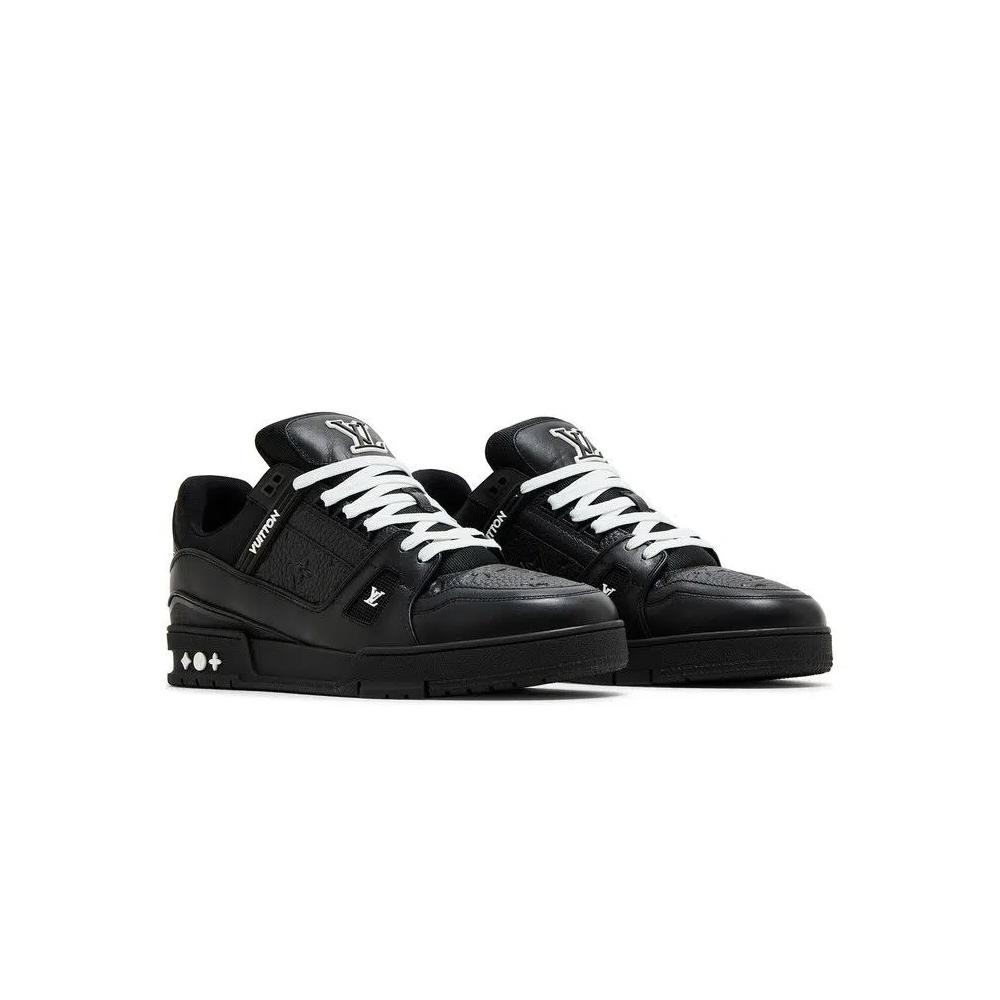 Кроссовки Louis Vuitton Trainer 'Embossed Monogram - Black' 8