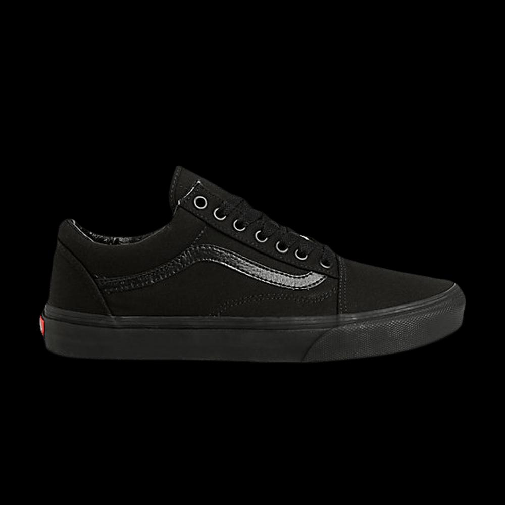 Кроссовки Vans Old Skool Big Kids 'Черный Моно' 1