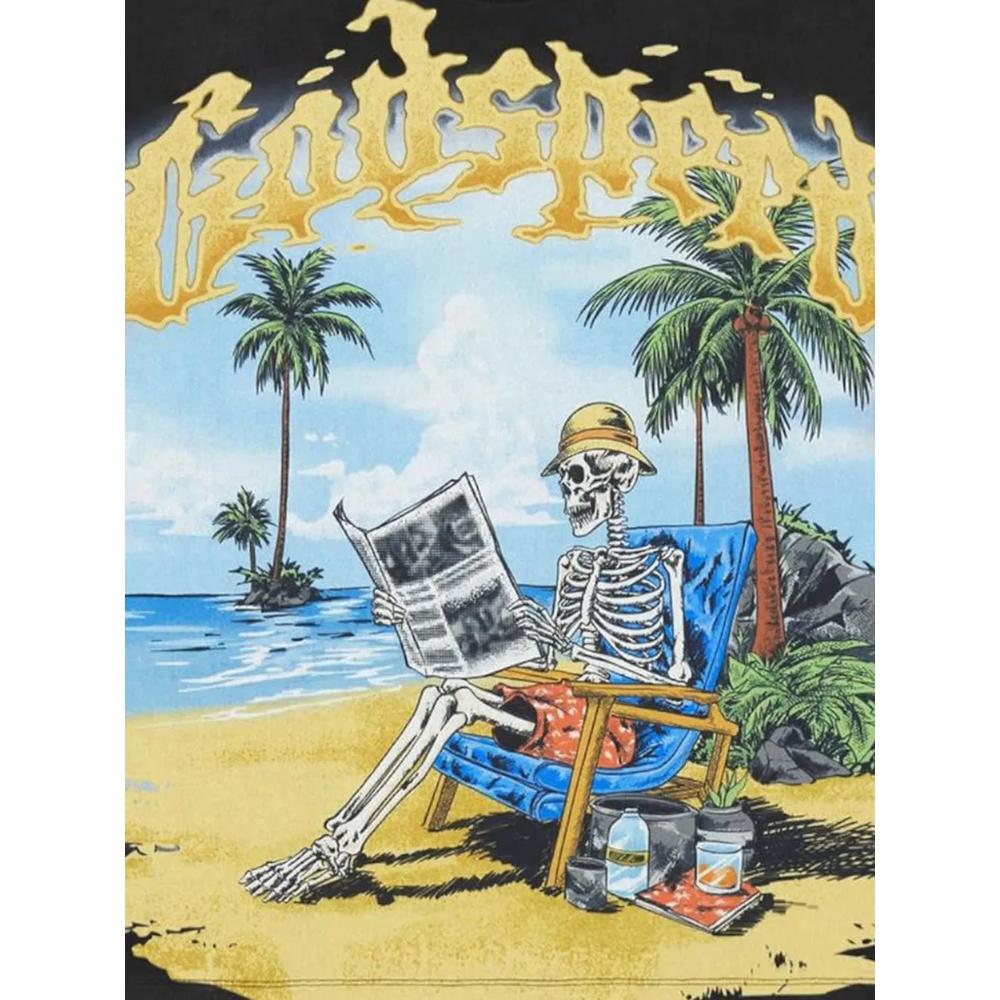 Футболка Skeleton Beach II с графичным принтом 2
