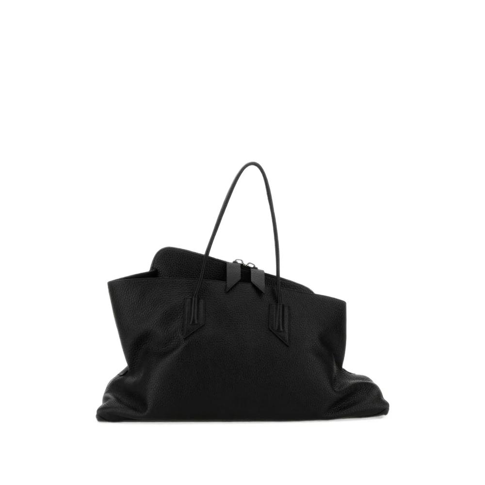 large La Passeggiata pebbled leather shoulder bag 2