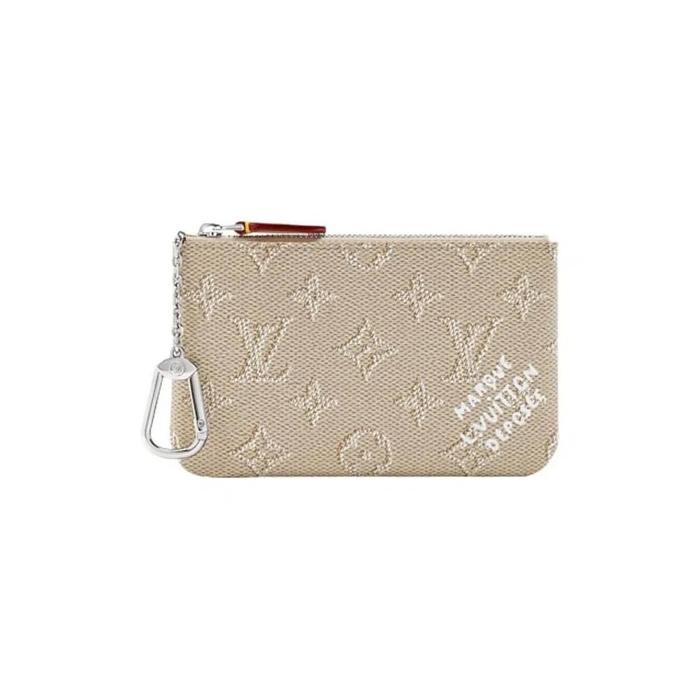 Кошельки Louis Vuitton Key Pouch S 'Beige Monogram Canvas' 1