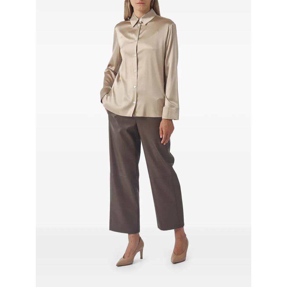 satin-finish button-up shirt 2