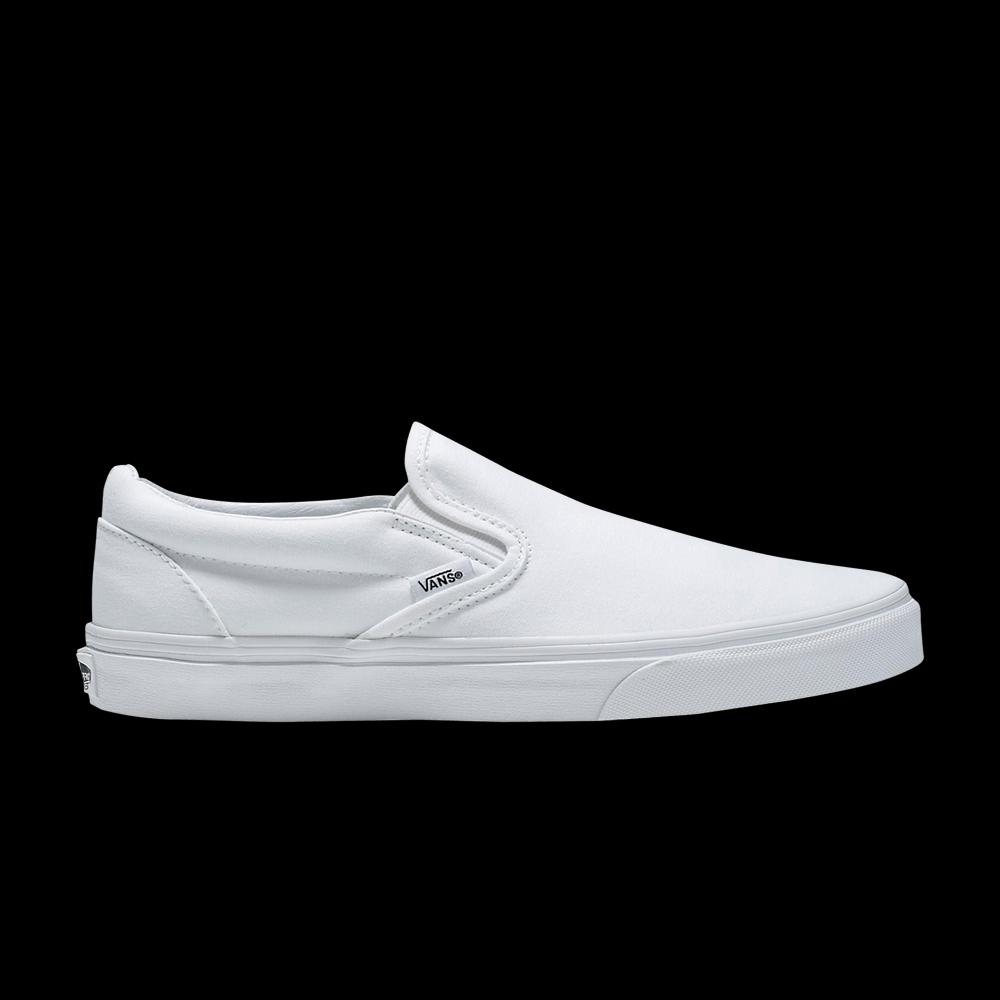 Слипоны Vans Classic Slip-On Wide 'Canvas - True White' 1