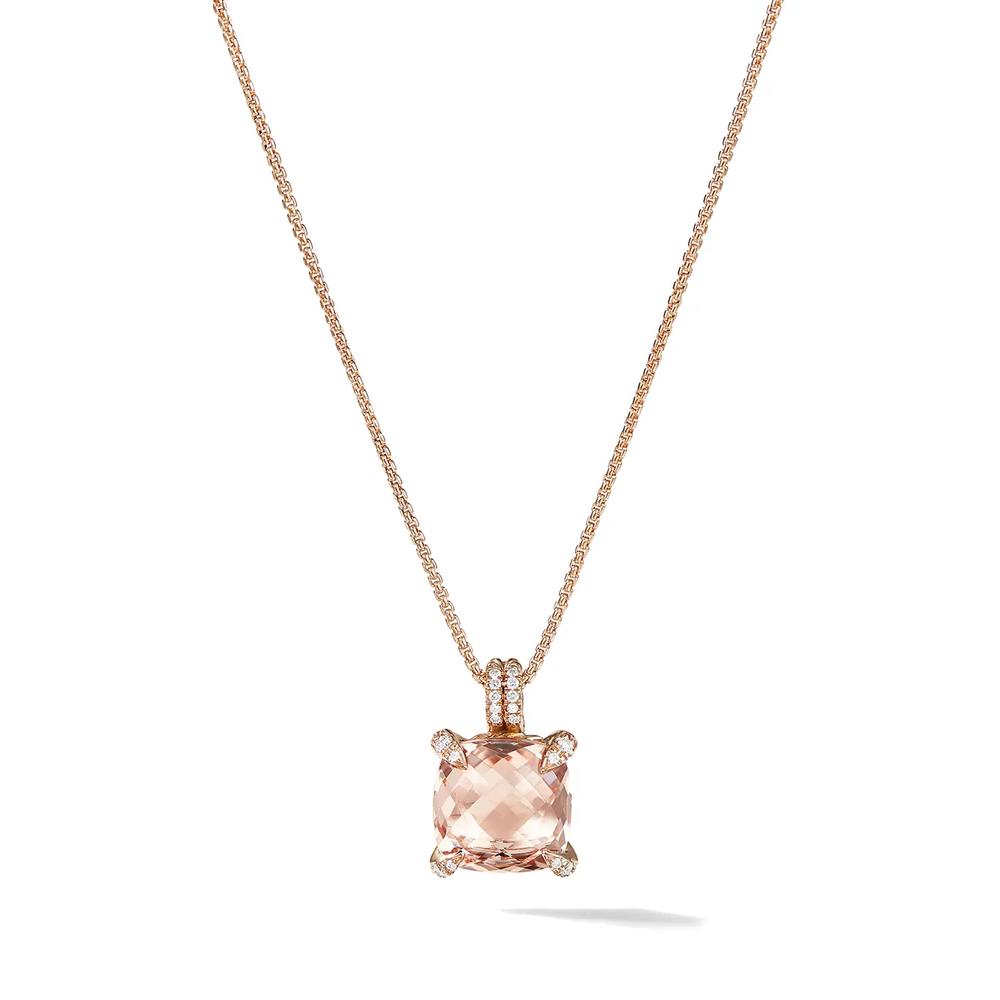 Колье Chatelaine из розового золота с бриллиантами 1