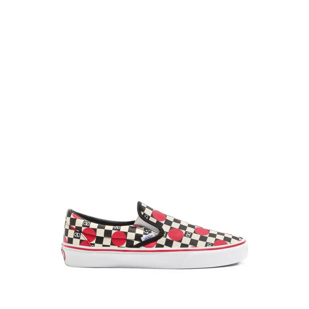 Слипоны в клетку с логотипом VLogo Signature из коллаборации с Vans 1