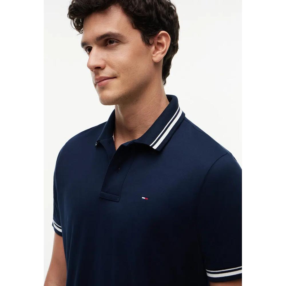 Поло с флагом и контрастной отделкой обычного кроя - Tommy Jeans 3