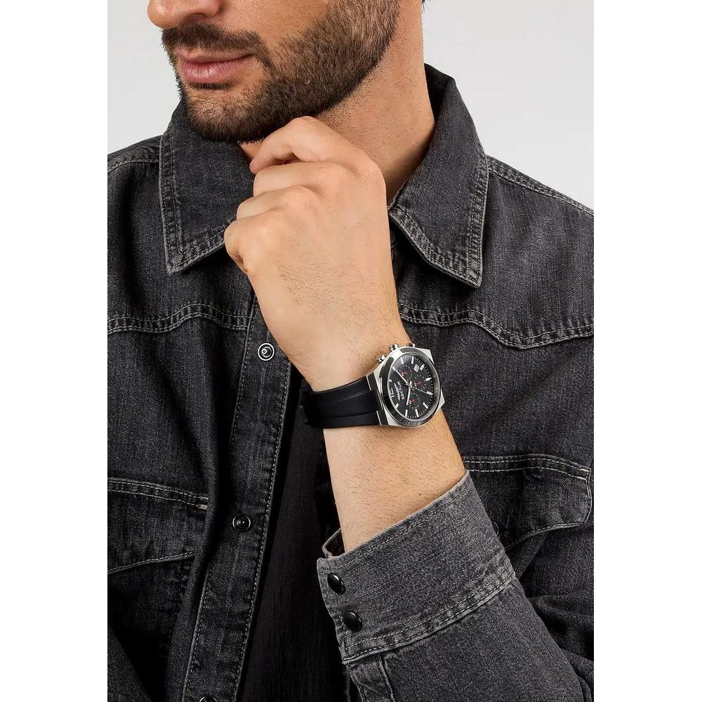 【2 года гарантии】Sector C300 Black 42mm Мужские кварцевые часы R3271301001 2