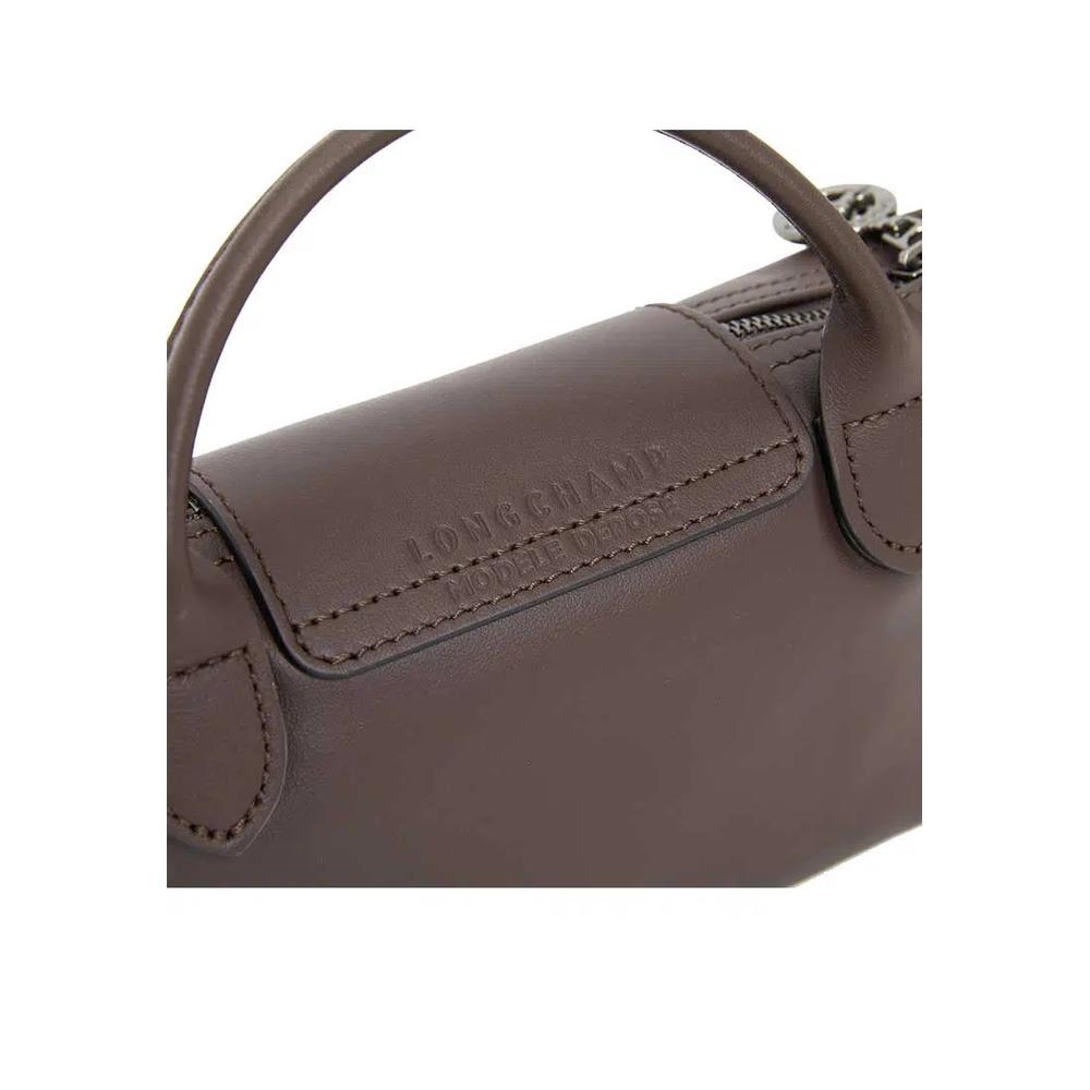 Le Pliage Extra XS Кожаная сумка-кроссбоди Moka 34205987 5