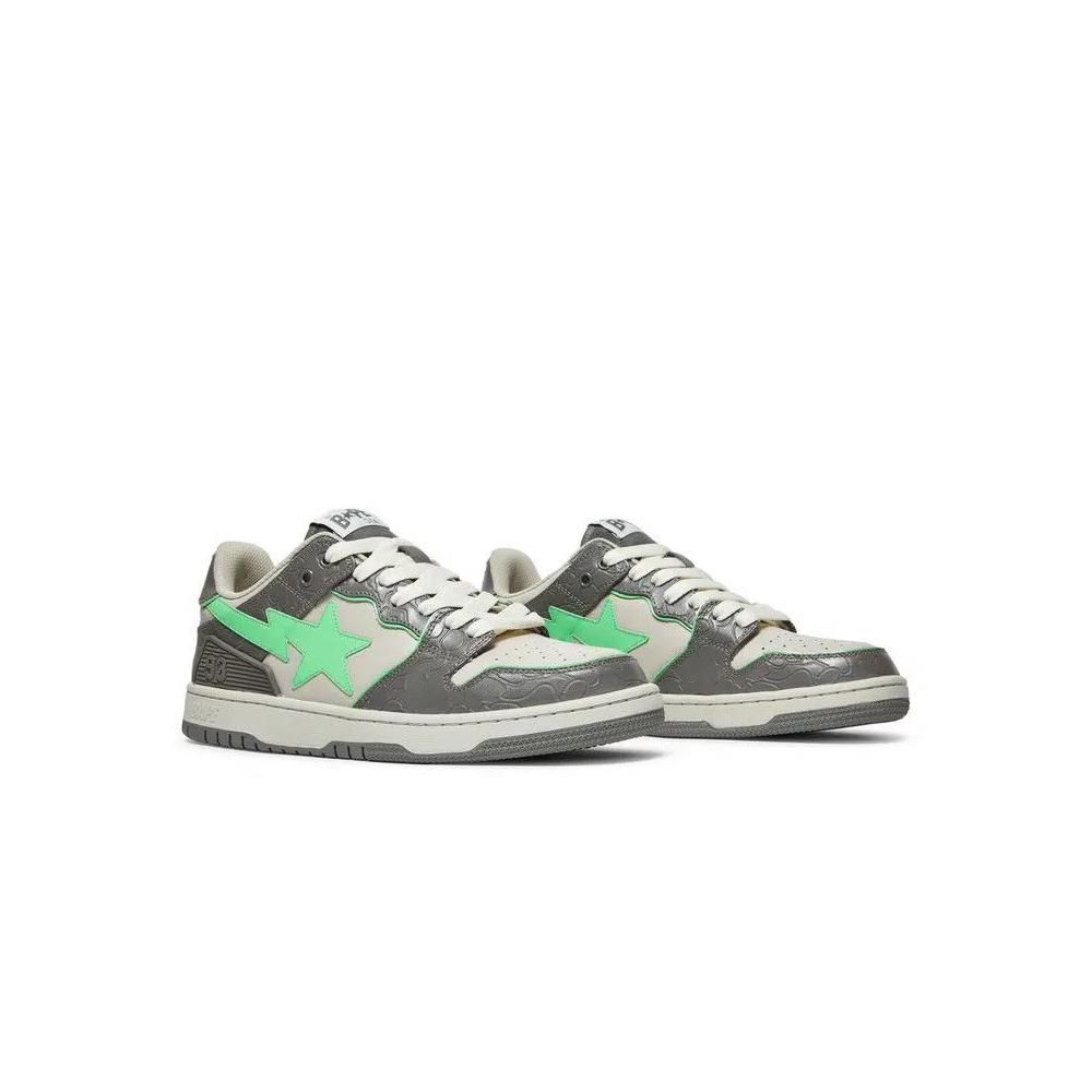 Кроссовки BAPE Sk8 Sta 'Серо-зеленый' 8