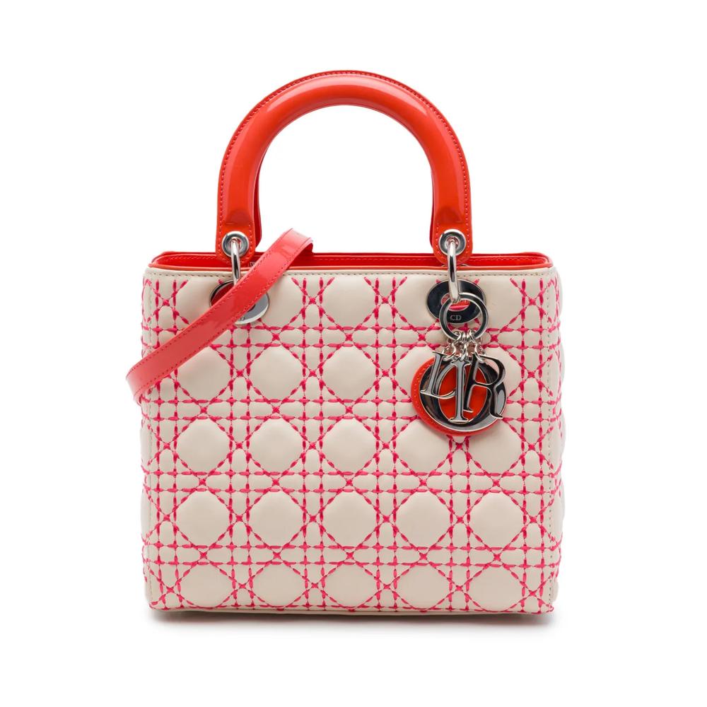 Сумка-сэтчел Cannage Stitched Lady Dior среднего размера (2012 год) 1