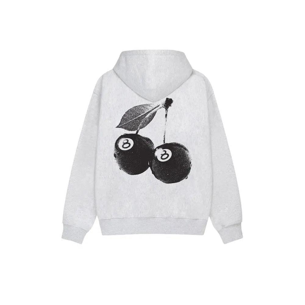 Худи Stussy Cherries Hoodie 'Ash Heather' 2