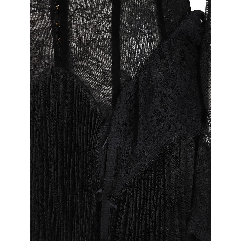 Valiant Lingerie lace-panelled mini dress 3
