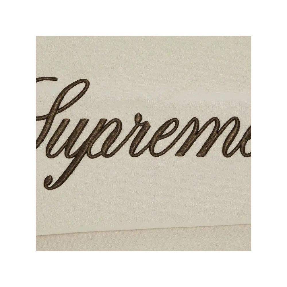 Спортивные штаны Supreme Embroidered Script Sweatpant «Stone» 3