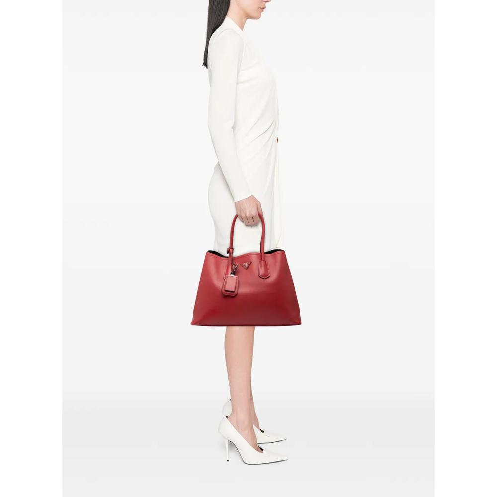 Большая сумка-сэтчел Saffiano Cuir Double (2013-2025 годы) 2