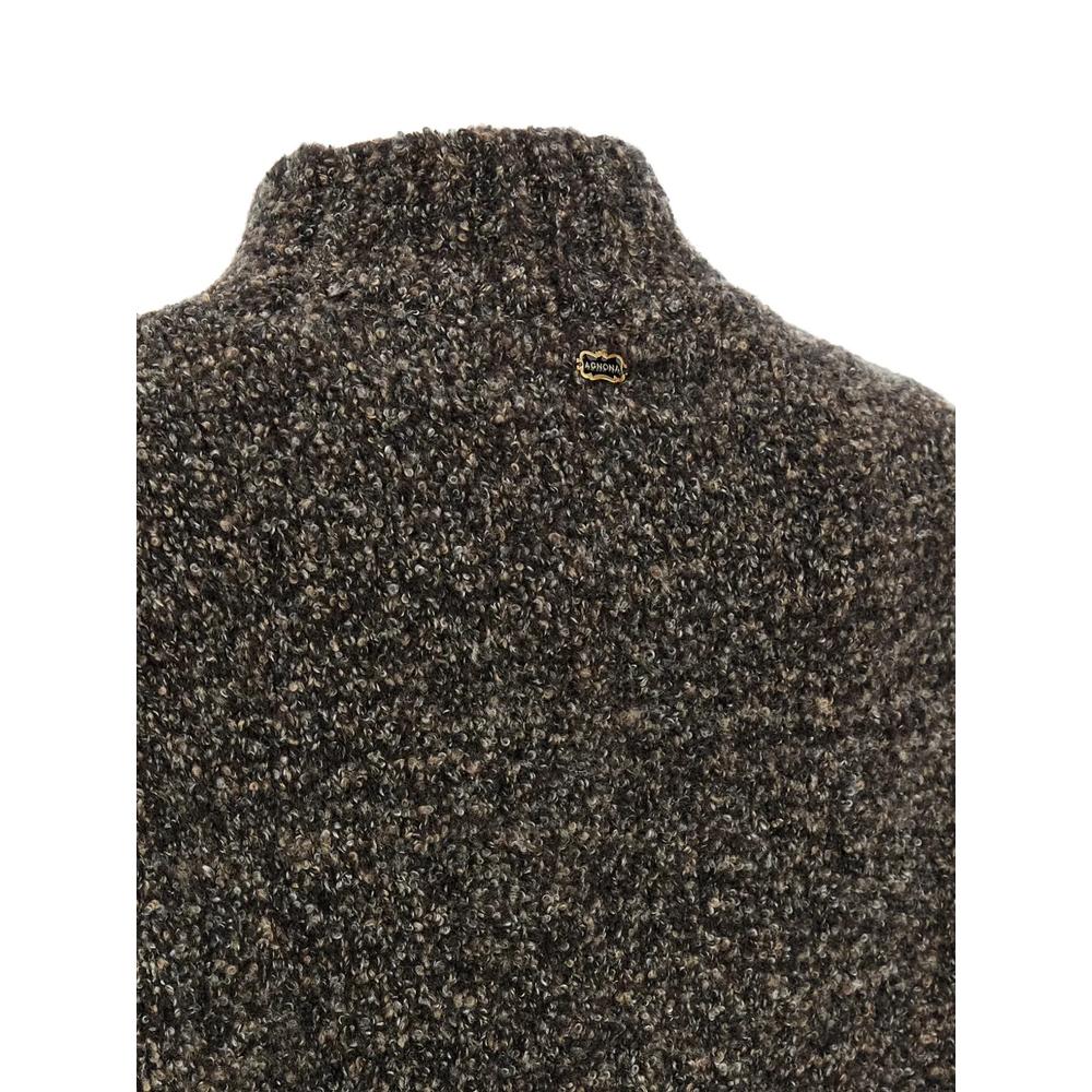 bouclé high-neck sweater 4