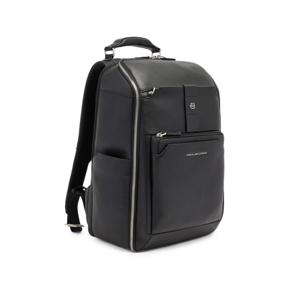 grained-leather backpack 2