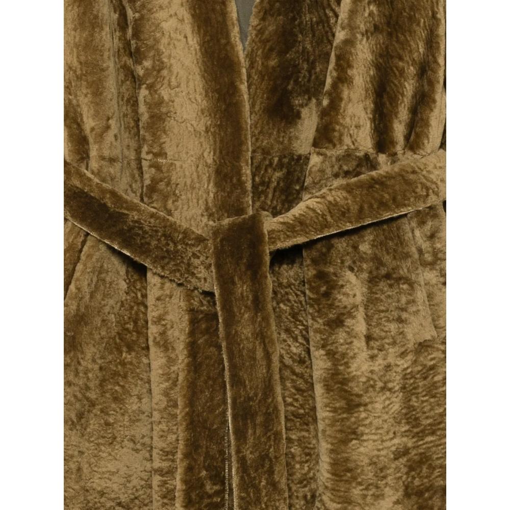 Dilan belted leather coat 3
