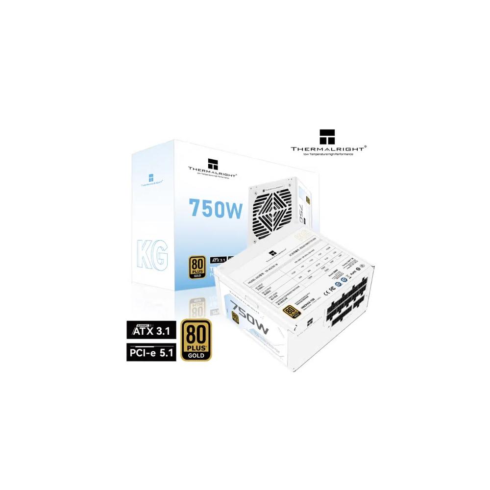 ThermalRight KG-750-W 750W 80Plus Gold полностью модульный блок питания - белый 1