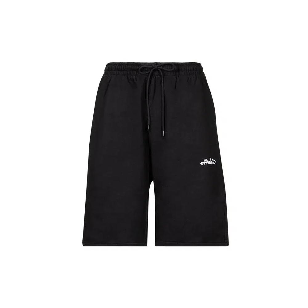 Шорты Off-White Paint Script Skate Sweatshort 'Black' 1