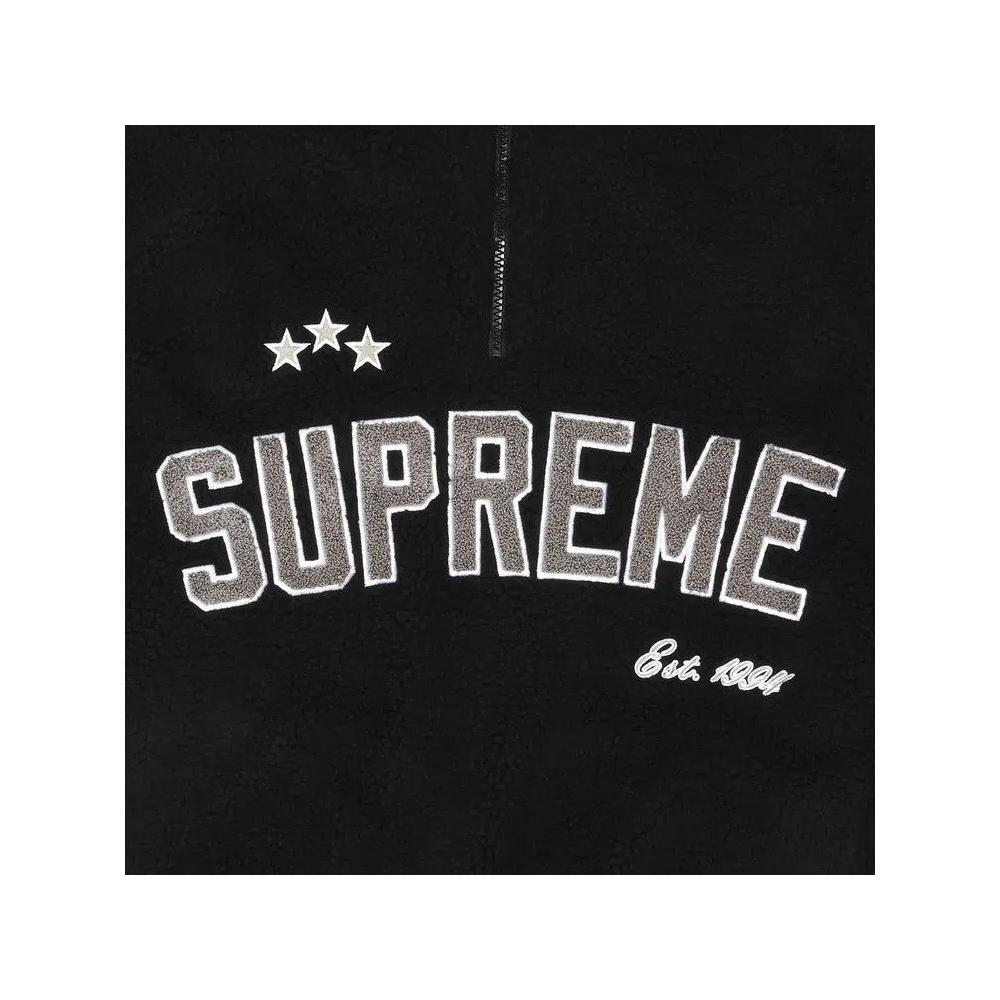 Полузипы Supreme Arc Half Zip Fleece Pullover 'Black' 2