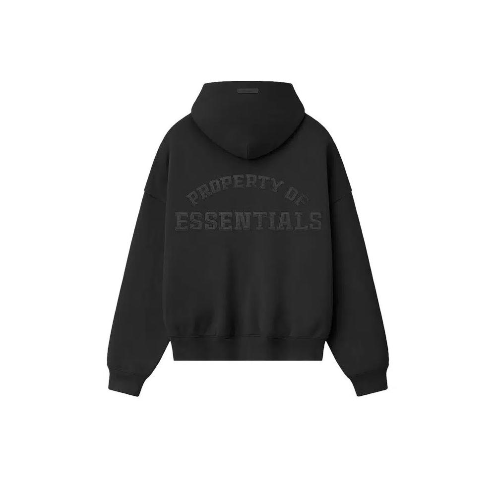 Худи с половиной молнии Fear of God Essentials Property Lounge Half Zip Hoodie 'Black' 2