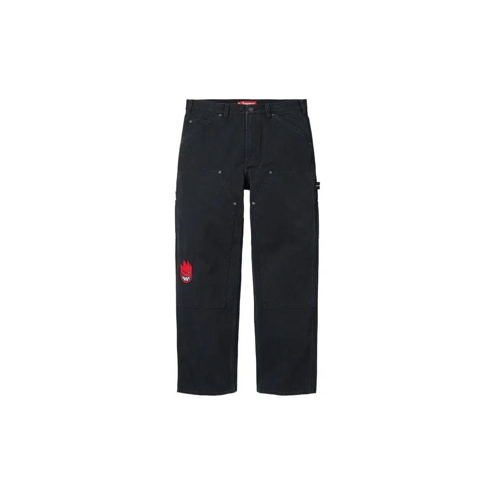 Брюки Supreme x Spitfire Double Knee Painter Pant 'Black' 1