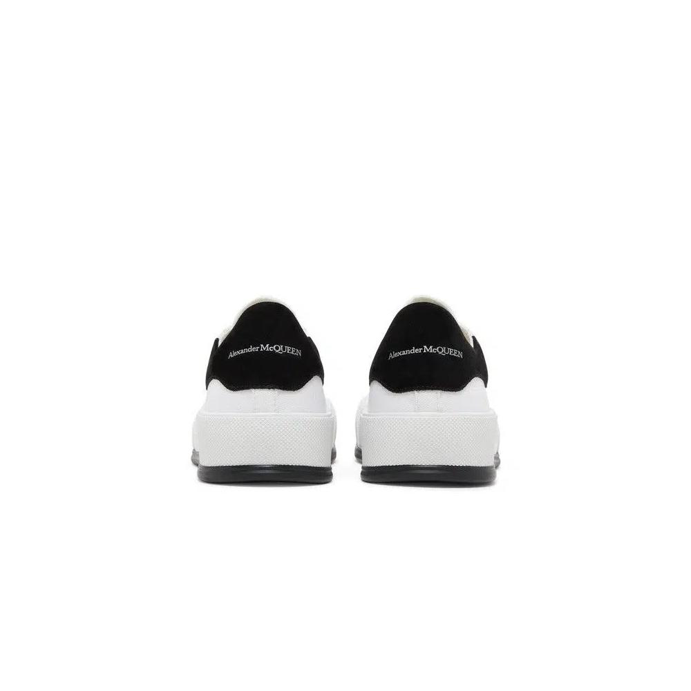 Кроссовки Alexander McQueen Deck Plimsoll Low 'White Black' 6