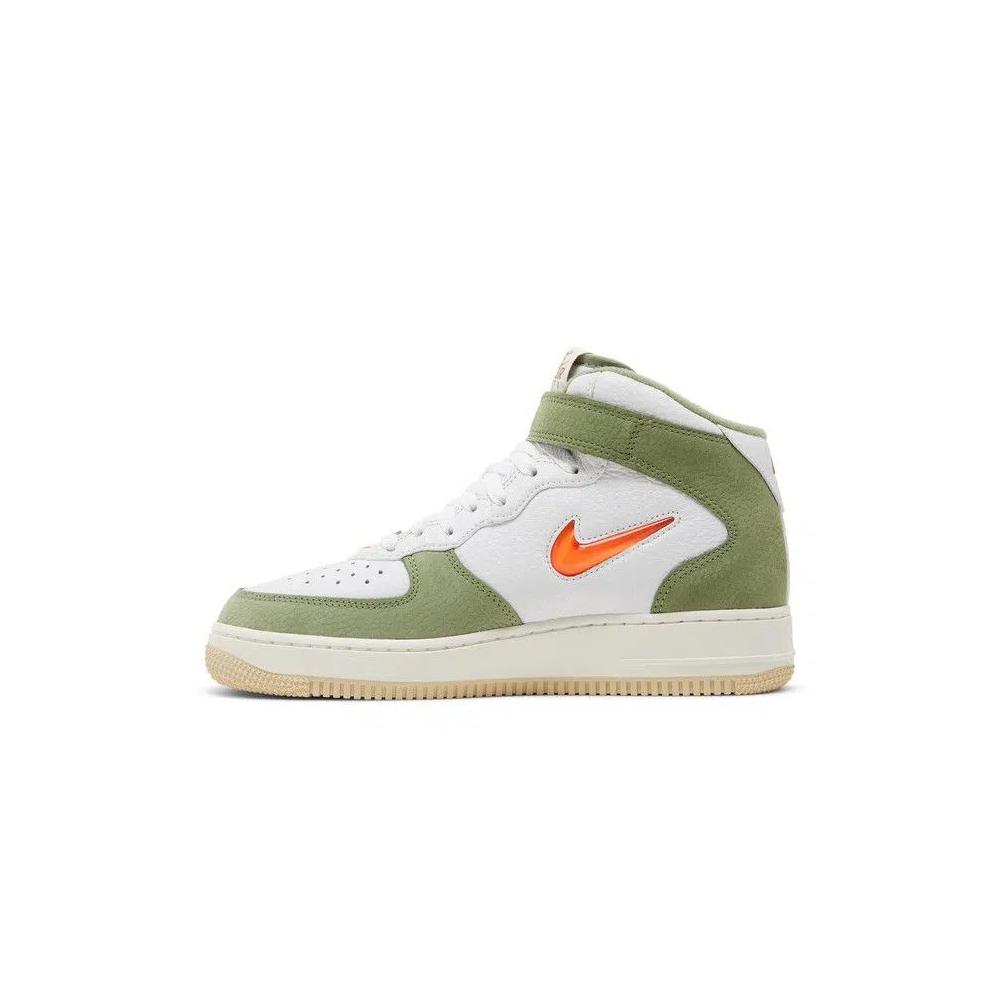 Кроссовки Nike Air Force 1 Mid QS 'Oil Green Orange' 3