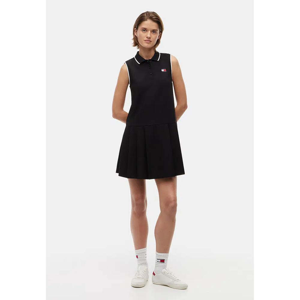 Мини-платье-поло Badge Pique - Tommy Jeans 1