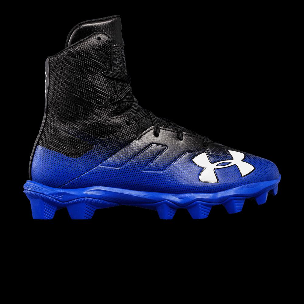 Бутсы Under Armour Highlight RM Jr 'Black Team Royal' 1