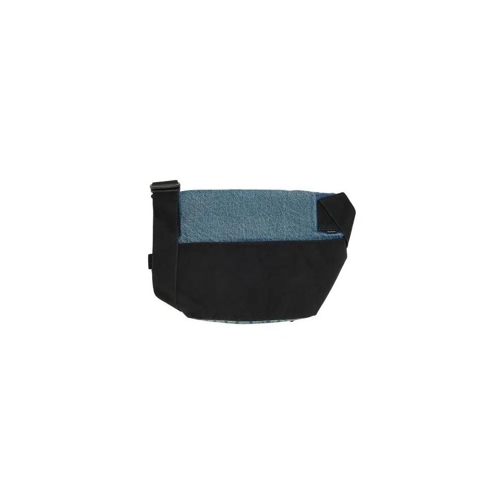 Сумка Supreme Denim Messenger Bag 'Вымытый Индиго' 2