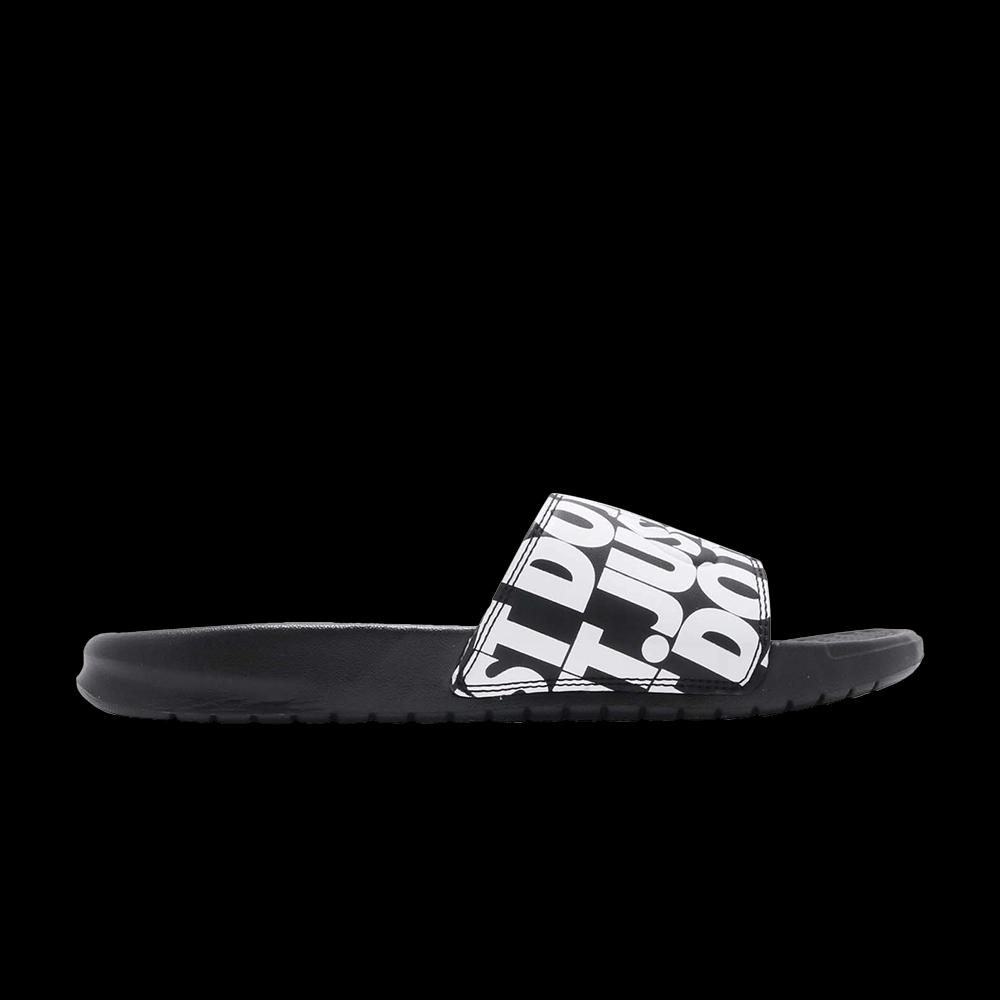 Шлепанцы Nike Benassi JDI Print 'Белый' 1
