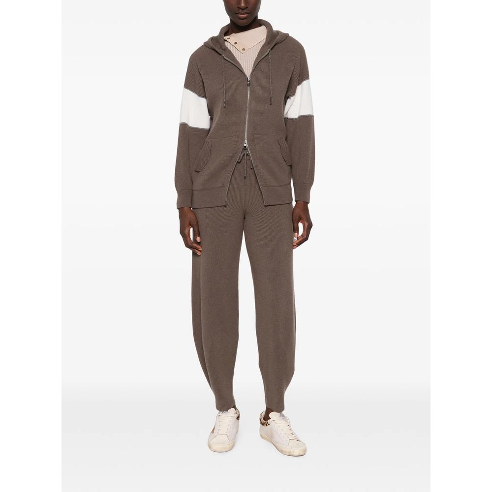 ribbed-knit drawstring track pants 2